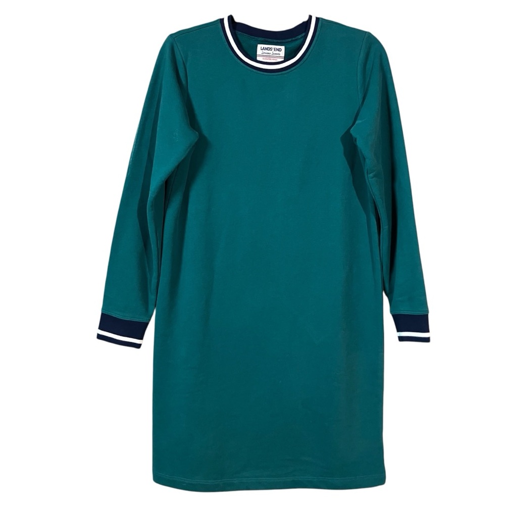 Lands’ End Serious Sweats Casual Sweatshirt Dress